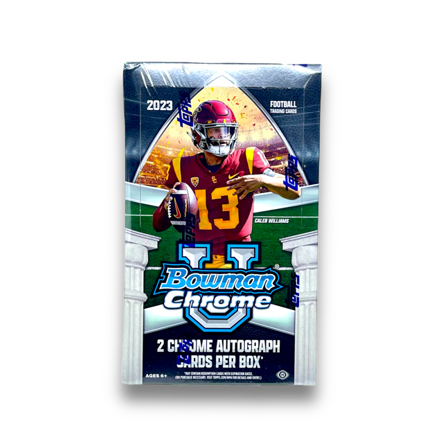 2022 Bowman Chrome University Football Blaster Box