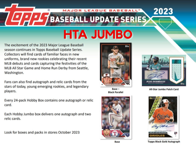 2023 Topps Baseball Update HTA Box