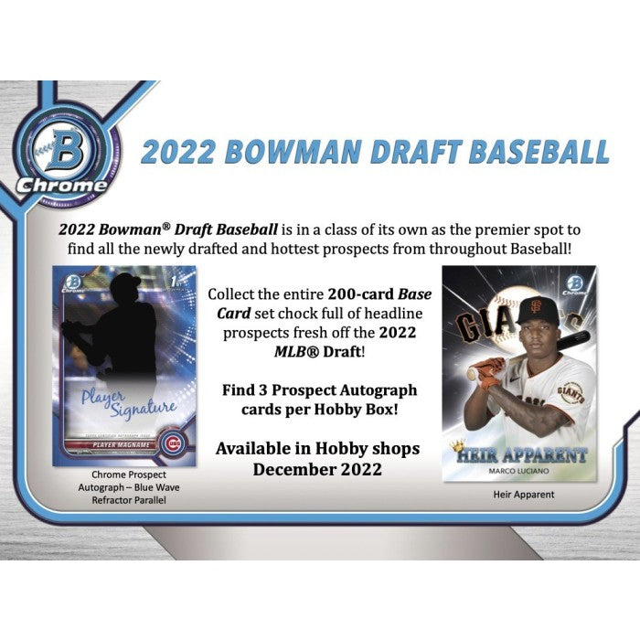 2022 Bowman Draft Baseball Hobby Jumbo Box Opened Live – HOFBC