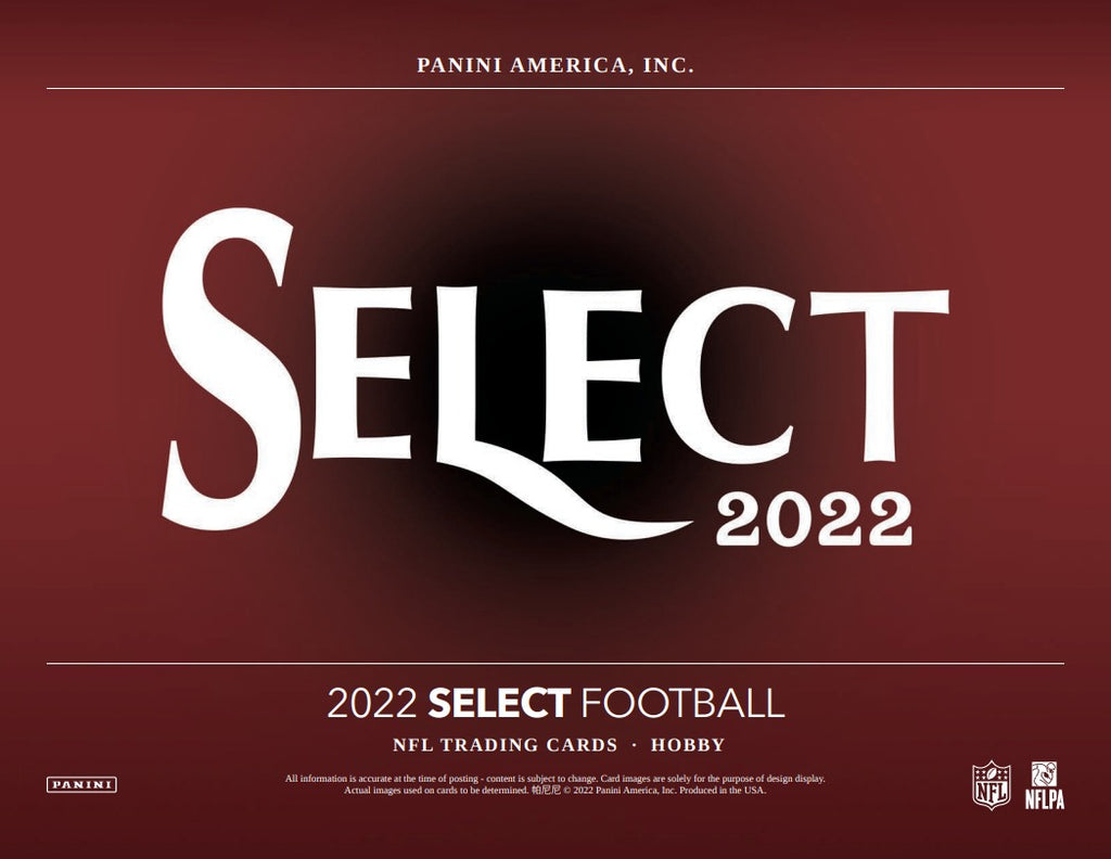 2022 Panini Select NFL Football Draft Picks Mega Box Trading Cards