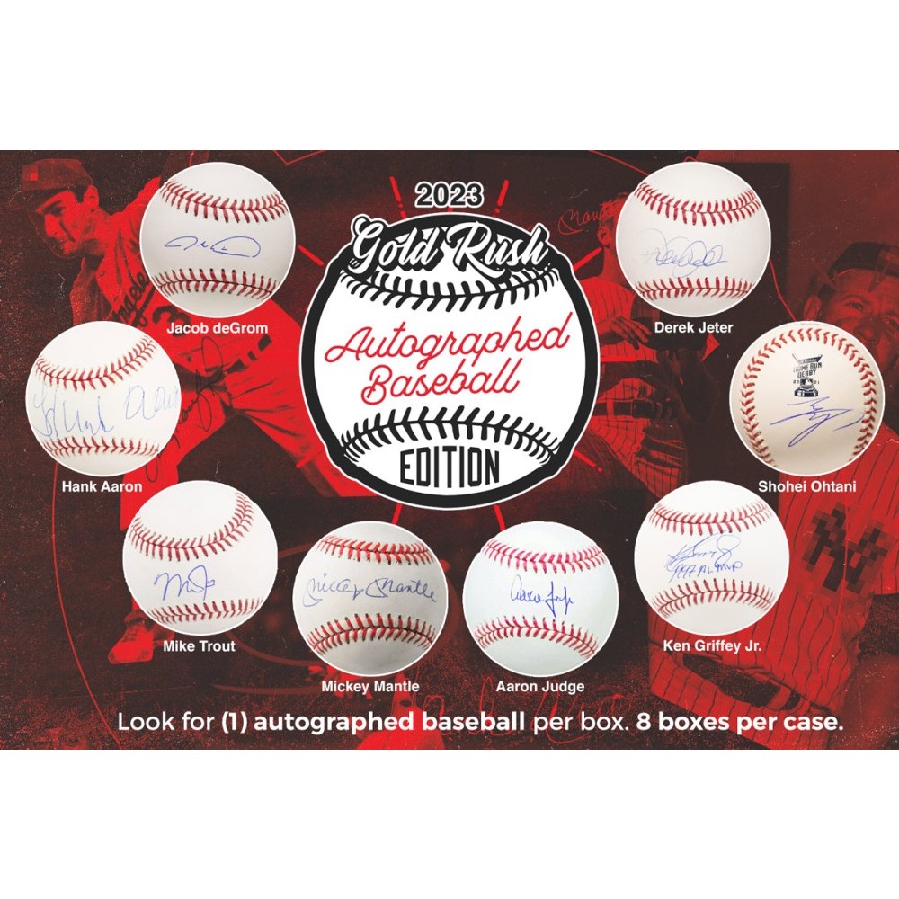 Mike Trout Autographed Gold MLB Baseball. MLB Authentication.