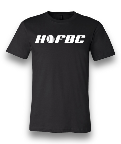 Hall of Fame Baseball Cards HOFBC Logo Black T-Shirt