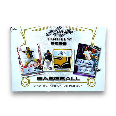 2023 Leaf Trinity Baseball Hobby Box Opened Live