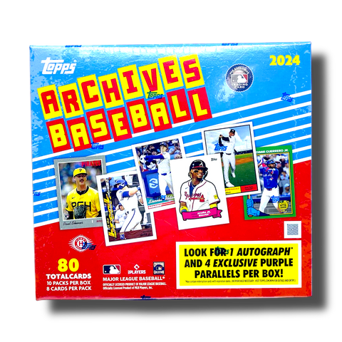 2024 Topps Archives Baseball Collector's Box Opened Live