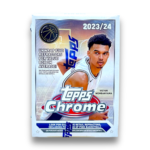 2023-24 Topps Chrome Basketball Blaster Box Opened Live