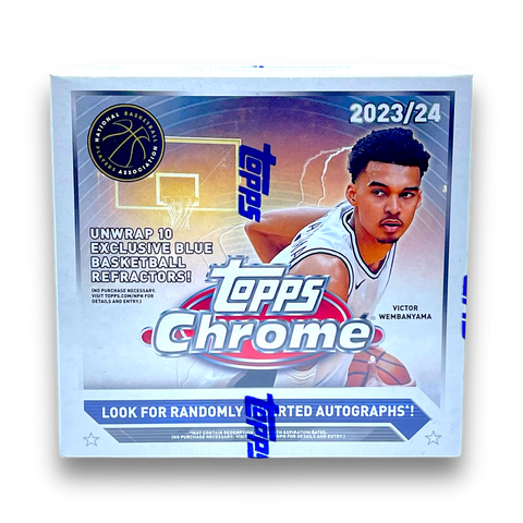 2023-24 Topps Chrome Basketball Monster Box Opened Live