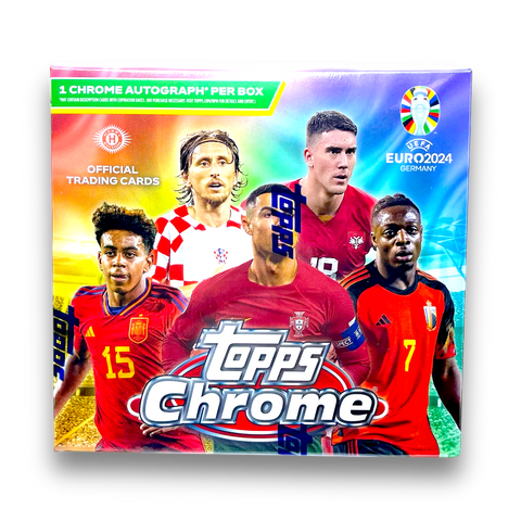 2023-24 Topps UEFA Euro Chrome Soccer Hobby Box