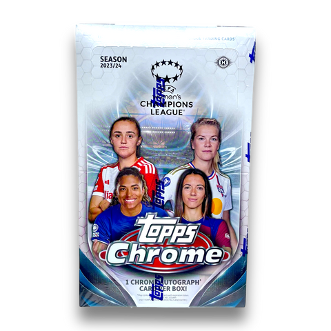 2023-24 Topps UEFA Women's Champions League Chrome Soccer Hobby Box