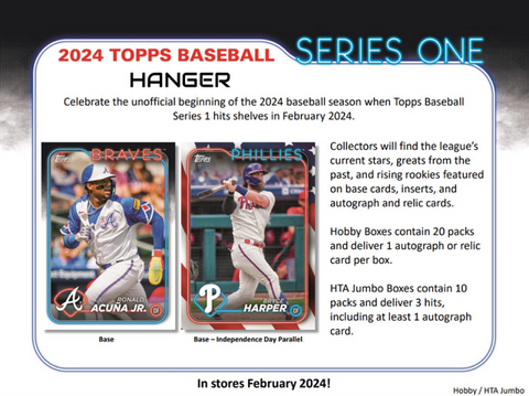 2024 Topps Series 1 Baseball Hanger Box