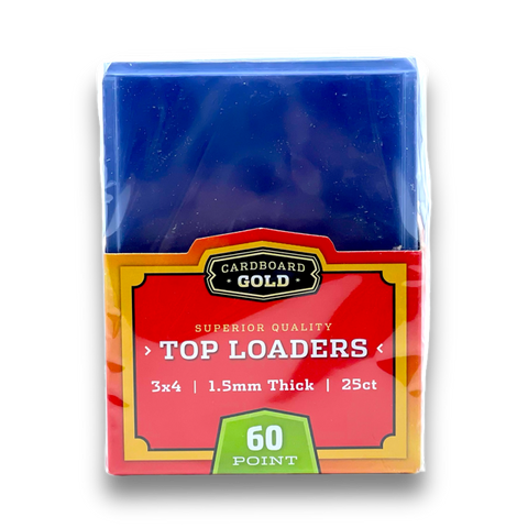 Cardboard Gold 60pt. Top Loaders 25ct. Pack