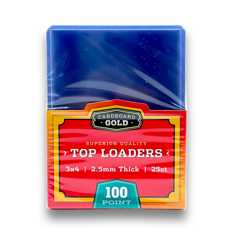 Cardboard Gold 100pt. Top Loaders 25ct. Pack