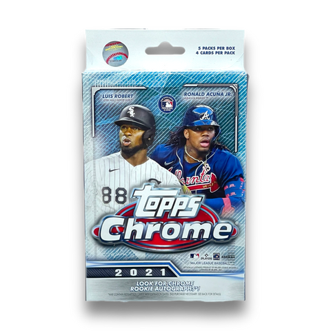 2021 Topps Chrome Baseball Hanger Box