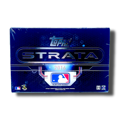 2016 Topps Strata Baseball Hobby Box Opened Live