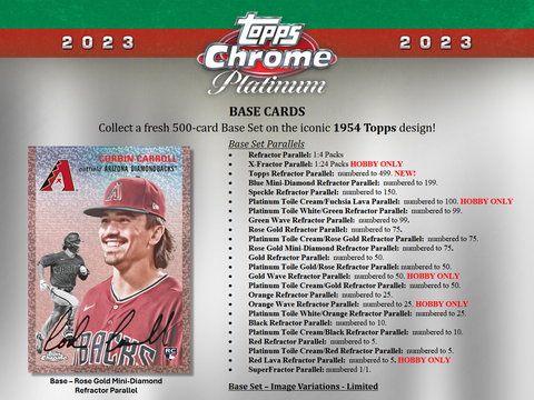 2023 Topps Chrome Platinum Anniversary Baseball Hobby Box Opened Live