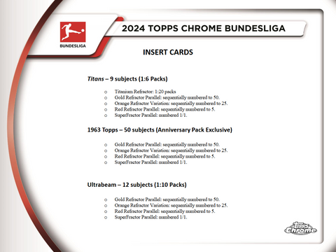 2023-24 Topps Chrome Bundesliga Soccer Hobby Box