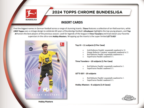 2023-24 Topps Chrome Bundesliga Soccer Hobby Box