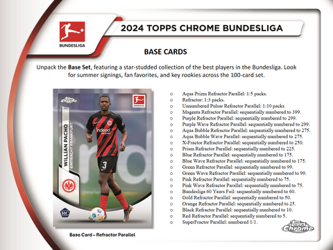 2023-24 Topps Chrome Bundesliga Soccer Hobby Box