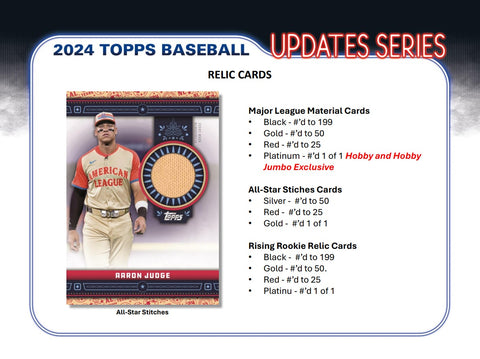 2024 Topps Update Series Baseball Hobby Box Opened Live