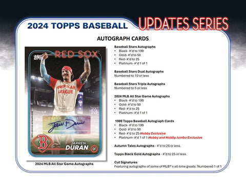 2024 Topps Update Series Baseball Hobby Box Opened Live