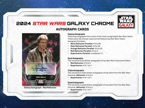 2024 Topps Star Wars Chrome Galaxy Hobby Box Opened Live