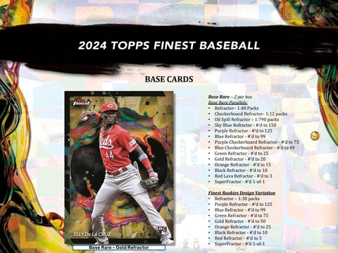 2024 Topps Finest Baseball Hobby Box