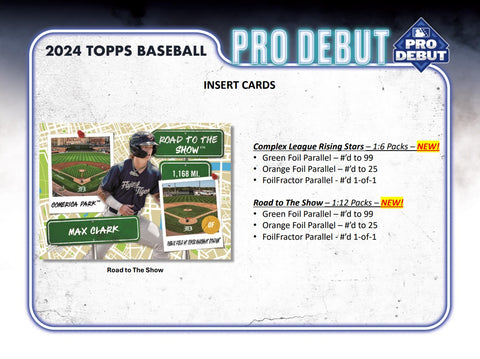 2024 Topps Pro Debut Baseball Hobby Box Opened Live