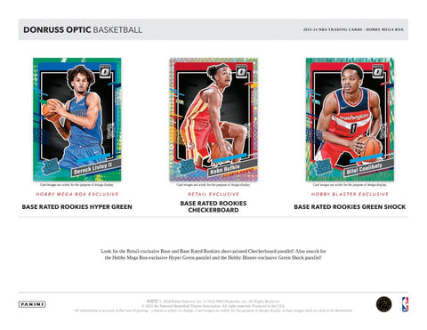 2023-24 Panini Donruss Optic Basketball Hobby Exclusive Mega Box