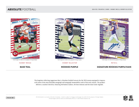 2024 Panini Absolute Football Hobby Exclusive Mega Box Opened Live