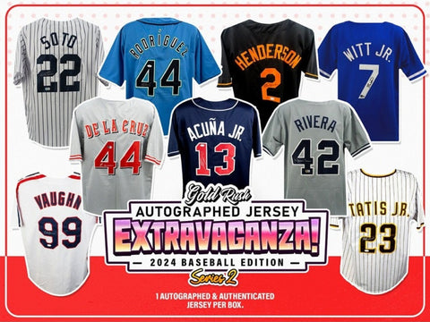 2024 Gold Rush Autographed Baseball Extravaganza Jersey Series 2 Box Opened Live