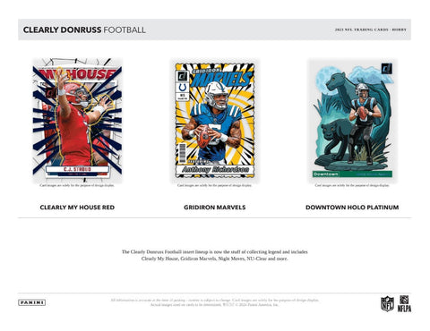 2023 Panini Clearly Donruss Football Hobby Box Opened Live