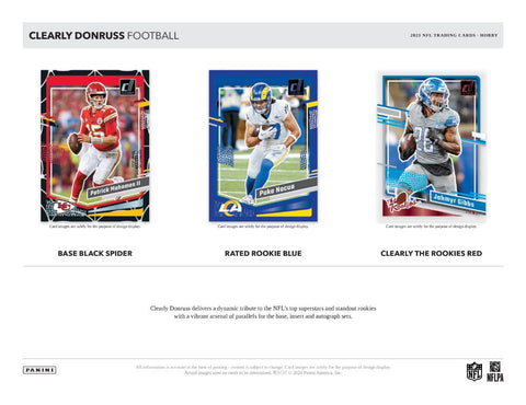 2023 Panini Clearly Donruss Football Hobby Box Opened Live