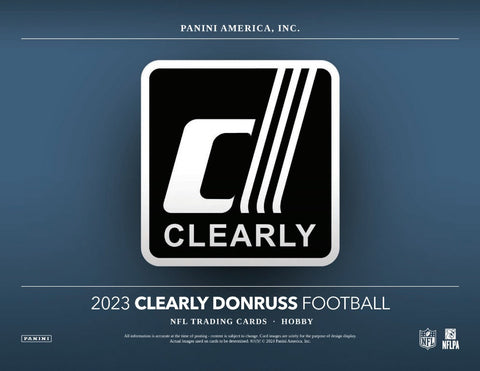 2023 Panini Clearly Donruss Football Hobby Box Opened Live