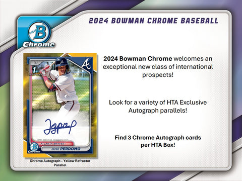 2024 Bowman Chrome Baseball HTA Choice Box Opened Live