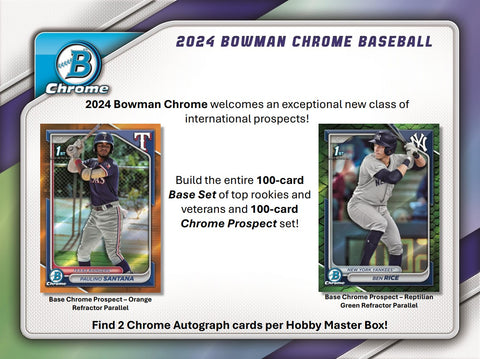 2024 Bowman Chrome Baseball Hobby Box Opened Live