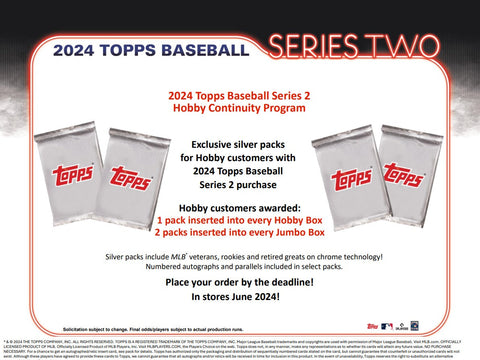 2024 Topps Series 2 Baseball Hobby Box Opened Live