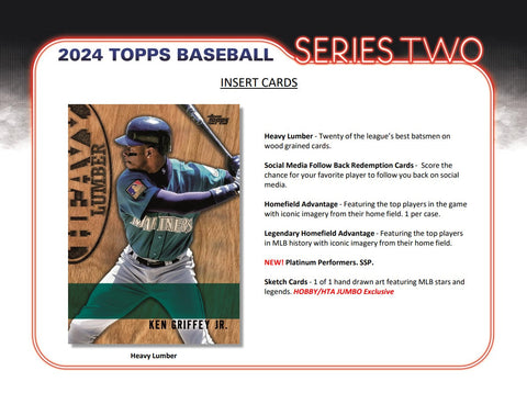 2024 Topps Series 2 Baseball Hobby Box Opened Live