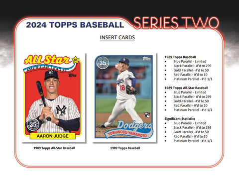 2024 Topps Series 2 Baseball Hobby Box Opened Live