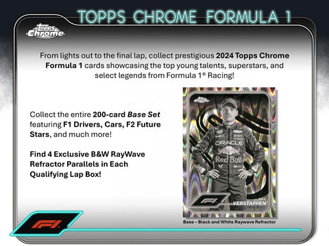 2024 Topps Chrome Formula 1 Racing Qualifying Lap Box Opened Live