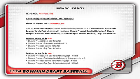 PRE-ORDER: 2024 Bowman Draft Baseball Hobby Jumbo Box