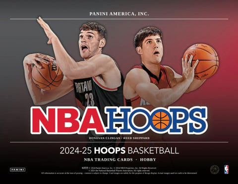 PRE-ORDER: 2024-25 Panini NBA Hoops Basketball Hobby Box