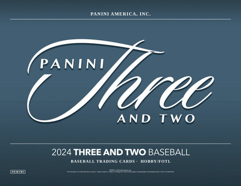 PRE-ORDER: 2024 Panini Three and Two Baseball Hobby Box