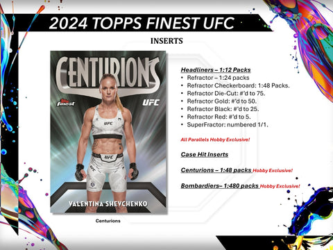 PRE-ORDER: 2024 Topps UFC Finest Hobby Box