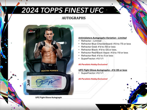 PRE-ORDER: 2024 Topps UFC Finest Hobby Box