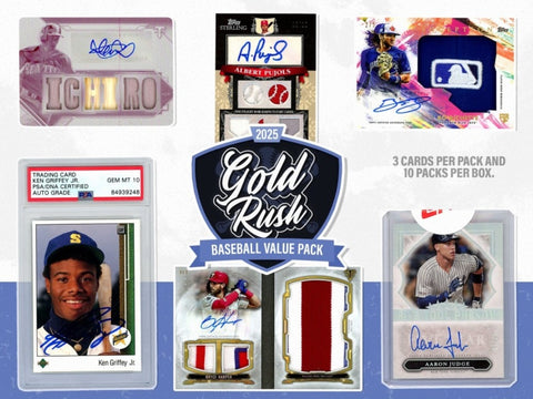 2024 Gold Rush Baseball Value Pack Opened Live