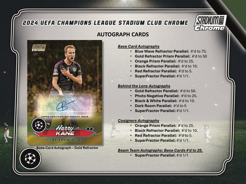 2023-24 Topps UEFA Club Competitions Stadium Club Chrome Soccer Hobby Box Opened Live