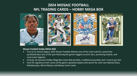 2024 Panini Mosaic Football Hobby Exclusive Mega Box