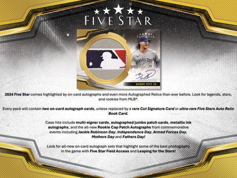 2024 Topps Five Star Baseball Hobby Box Opened Live