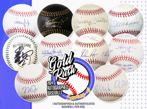 2024 Gold Rush Autographed Baseball Edition Series 4 Box Opened Live