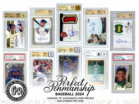 2024 Gold Rush Perfect Penmanship Baseball Hobby Box Opened Live