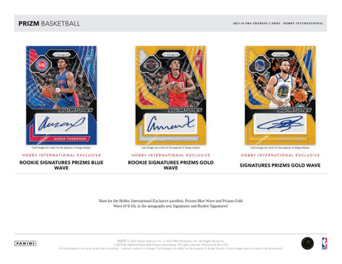 2023-24 Panini Prizm Basketball Hobby International Box